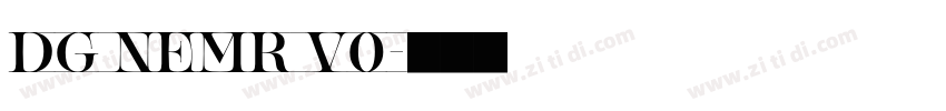 DG Nemr V0字体转换